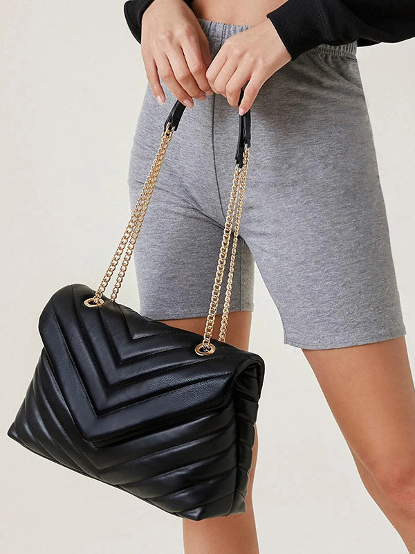 Chains Split-Joint Shoulder Bags Handbags