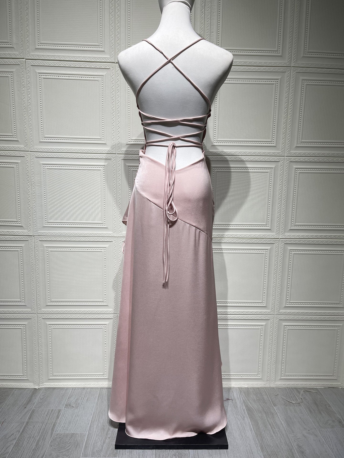 Satin Maxi Dress