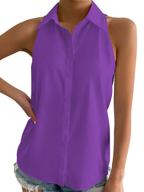 Lockere, einfarbige Blusen mit geteiltem Revers in Übergröße 