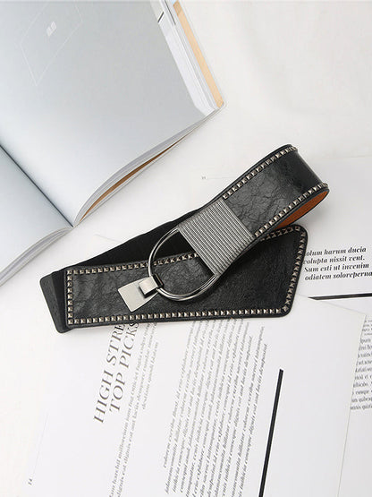 Rivet Split-Joint Belts BLACK
