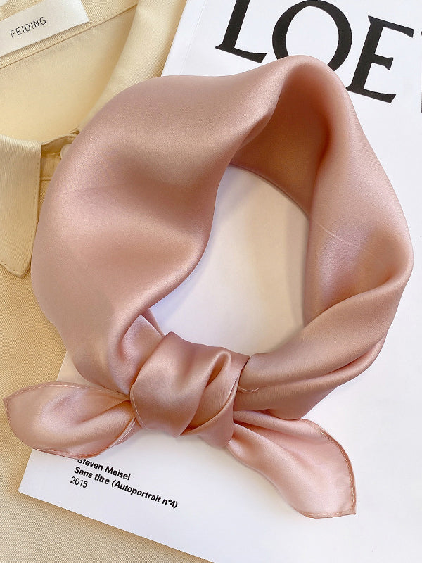 Châle et écharpe décontractés de couleur unie 