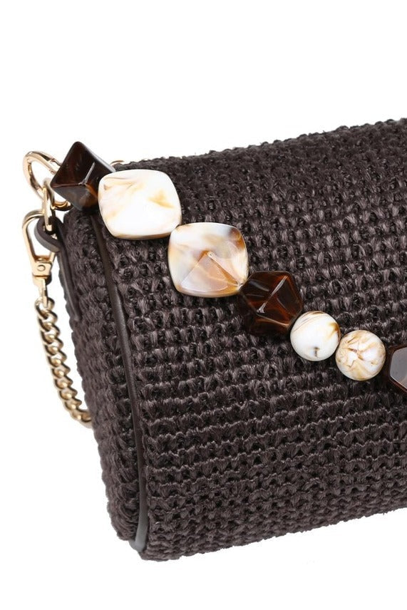 Rachel Straw Clutch