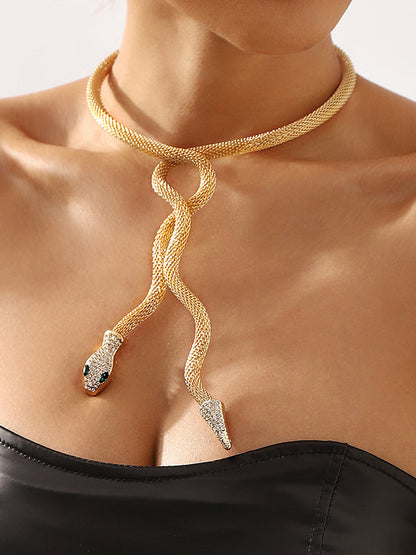 Colliers et accessoires en forme de serpent 