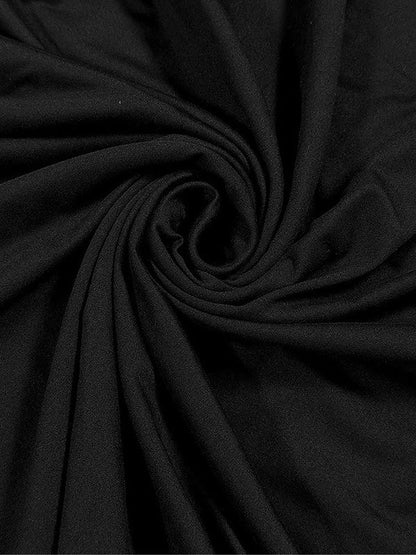 Robe longue ample sans manches asymétrique de couleur unie à col spaghetti 