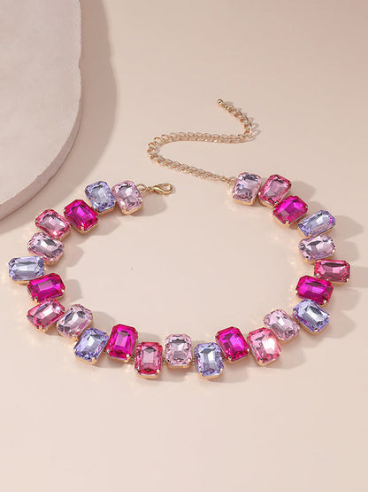 Chains Contrast Color Necklaces Accessories