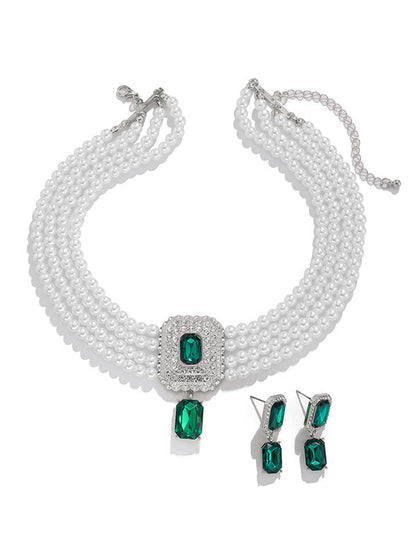 Geometric Drop Earrings Necklaces Accessories