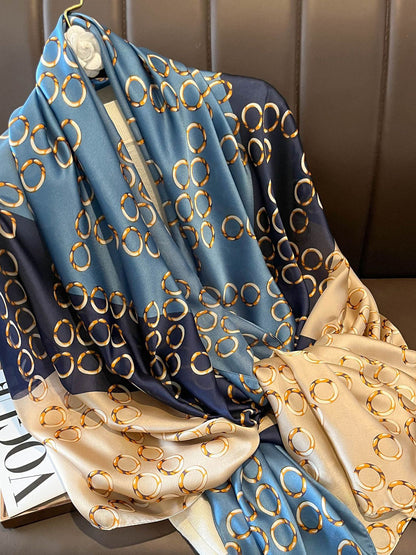 Contrast Color Shawl&Scarf