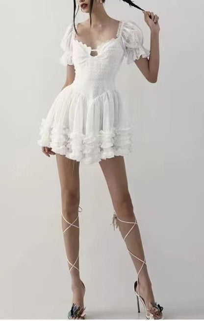 SALE White Bodycon Dress