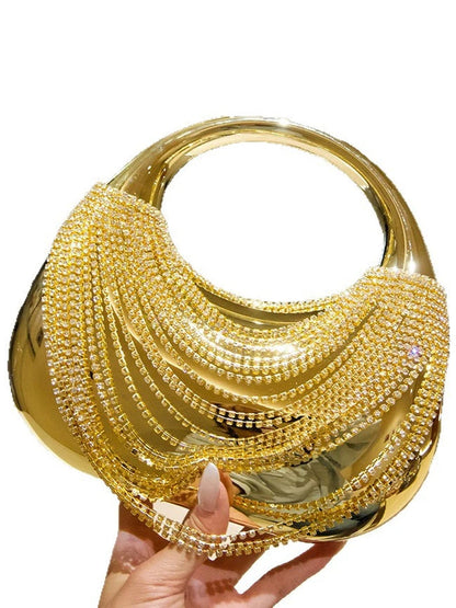 Tasseled Solid Color Handbags Bags