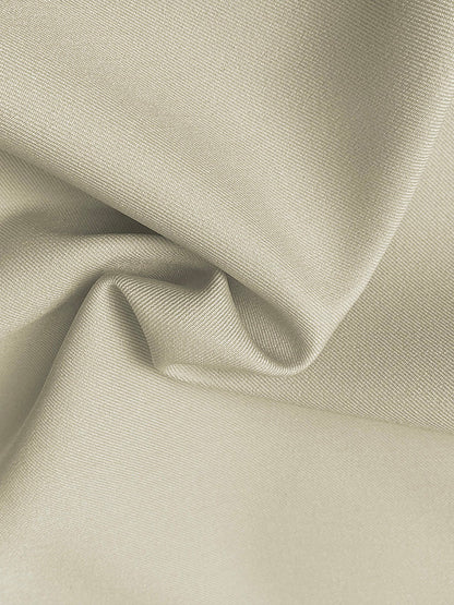 High Waisted Loose Contrast Color No Belt Pleated Pockets Pants Trousers