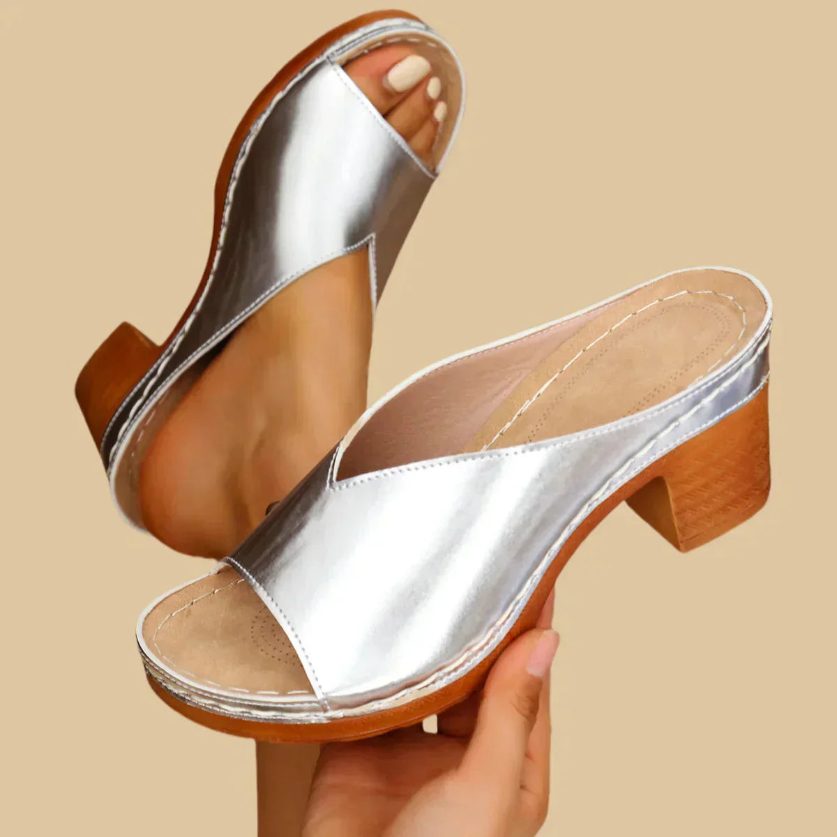 Lisa™ | Orthopedic Sandals with Thick Heels