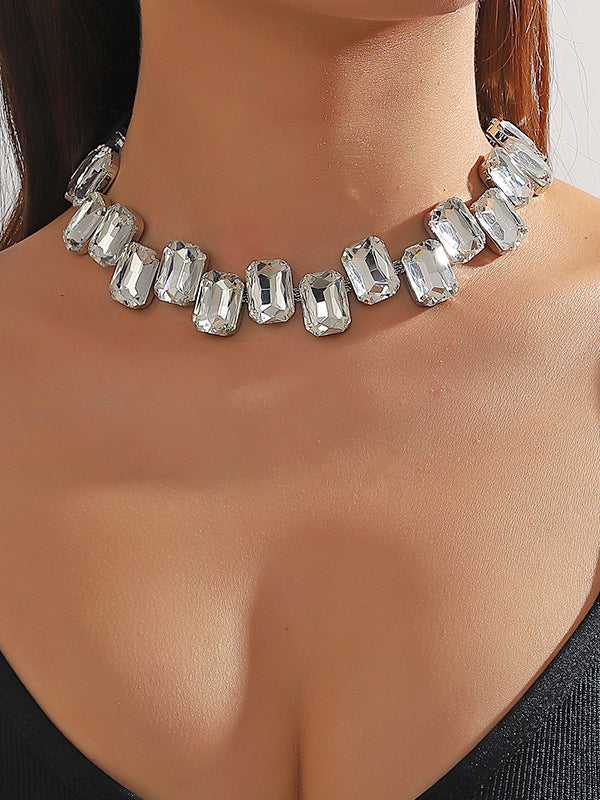 Chains Contrast Color Necklaces Accessories