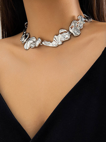 Geometric Solid Color Dainty Necklace Necklaces Accessories