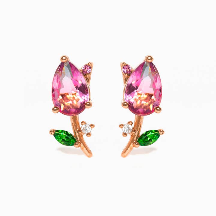 Blossoming Tulip Studs