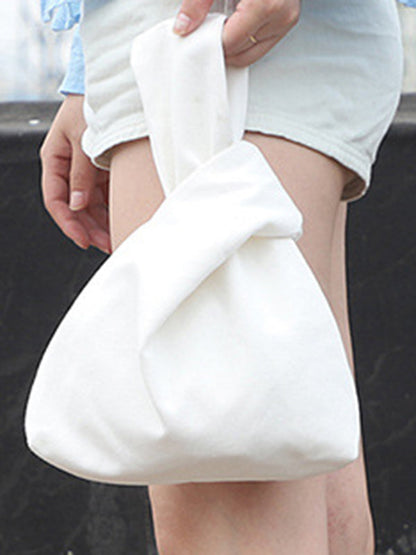 Solid Color Split-Joint Mini Bags