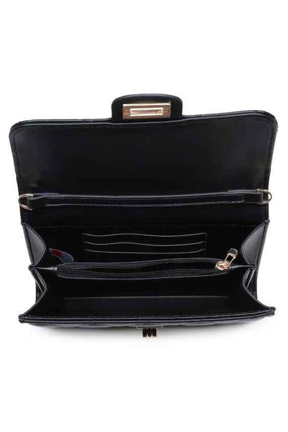 Winona Quilted Multi-Compartment Crossbody