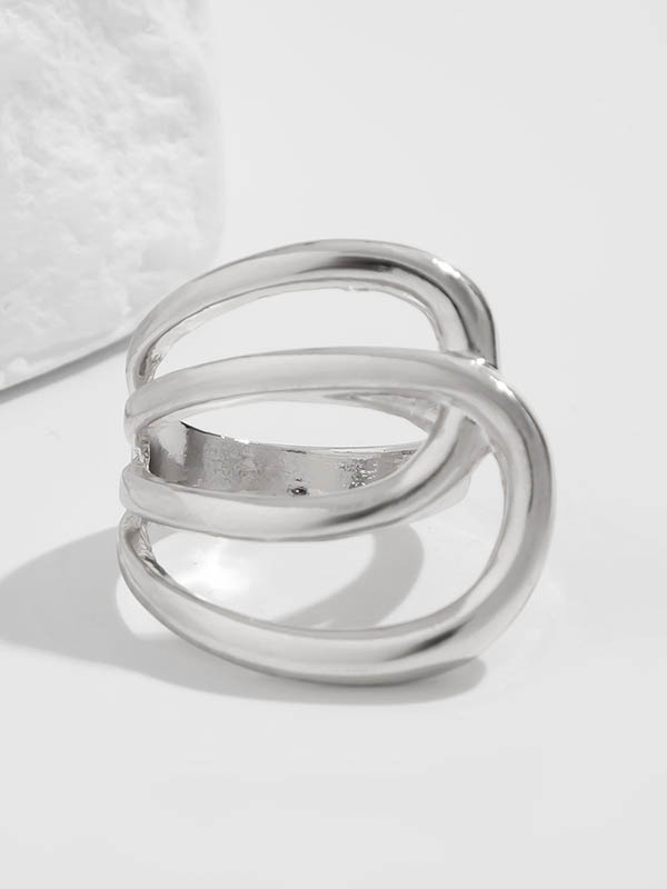 Geometric Bracelet Accessories Rings Accessories C SILVER One_size