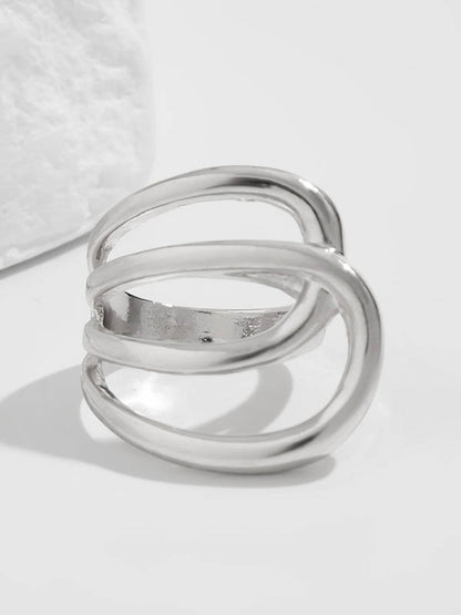 Geometric Bracelet Accessories Rings Accessories C SILVER One_size