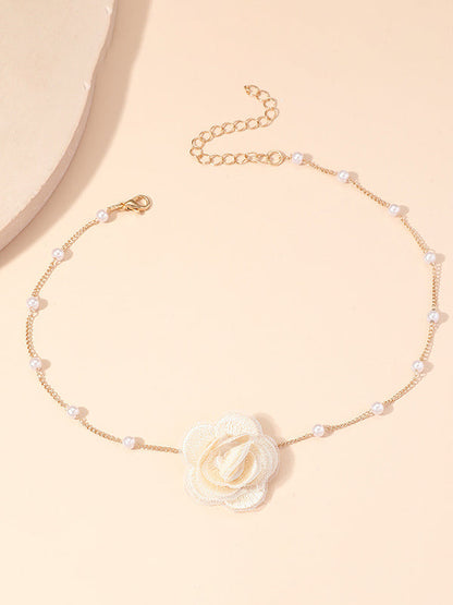Three-Dimensional Flower Necklaces Accessories