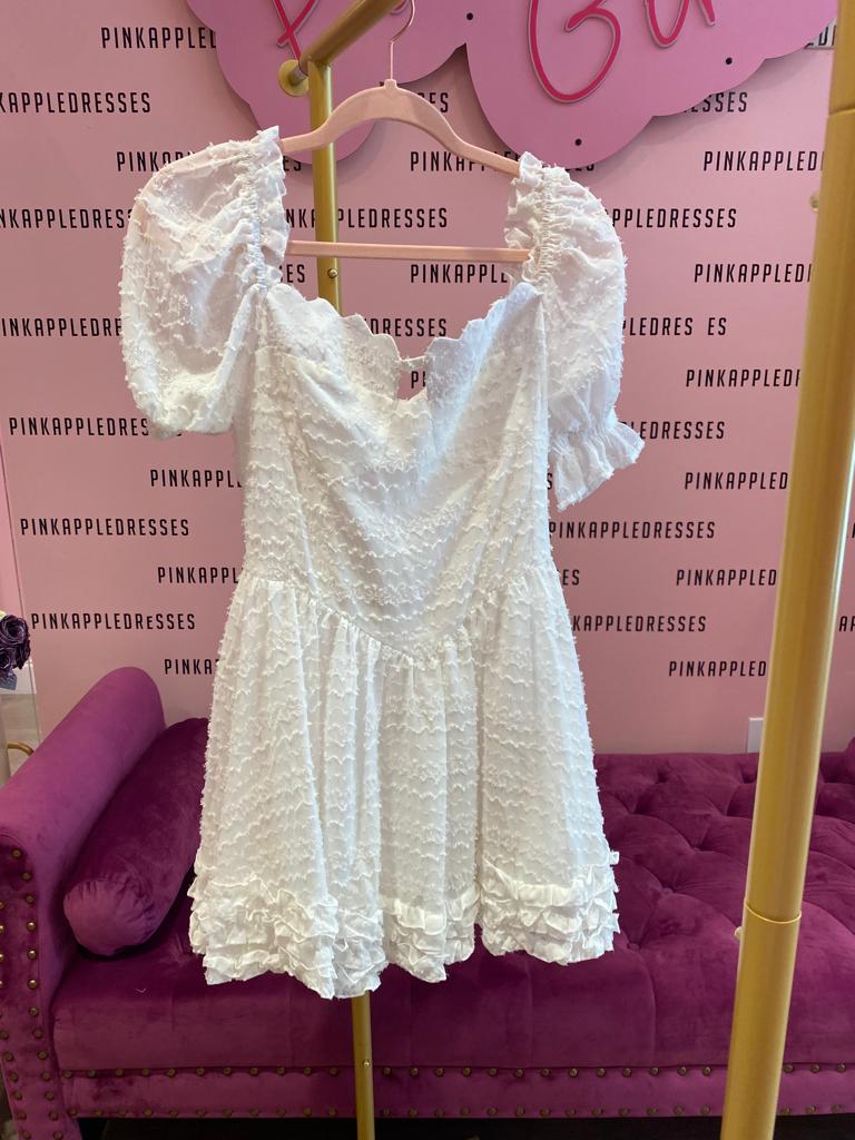 SALE White Bodycon Dress