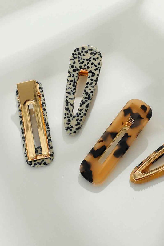 Gemma Printed Eco-Friendly Hair Clip, 2-Pack