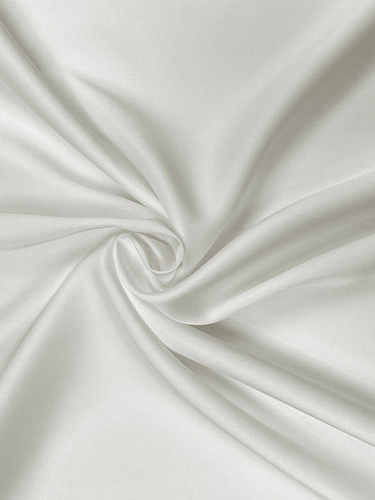 Half Sleeves Loose Layered Pleated Solid Color Split-Joint Mock Neck Blouses&Shirts Tops