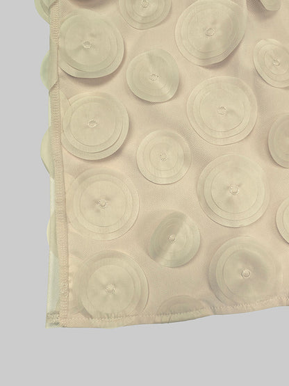 Long Sleeves Loose Buttoned Mesh Polka-Dot Split-Joint Lapel Blouses&Shirts Tops