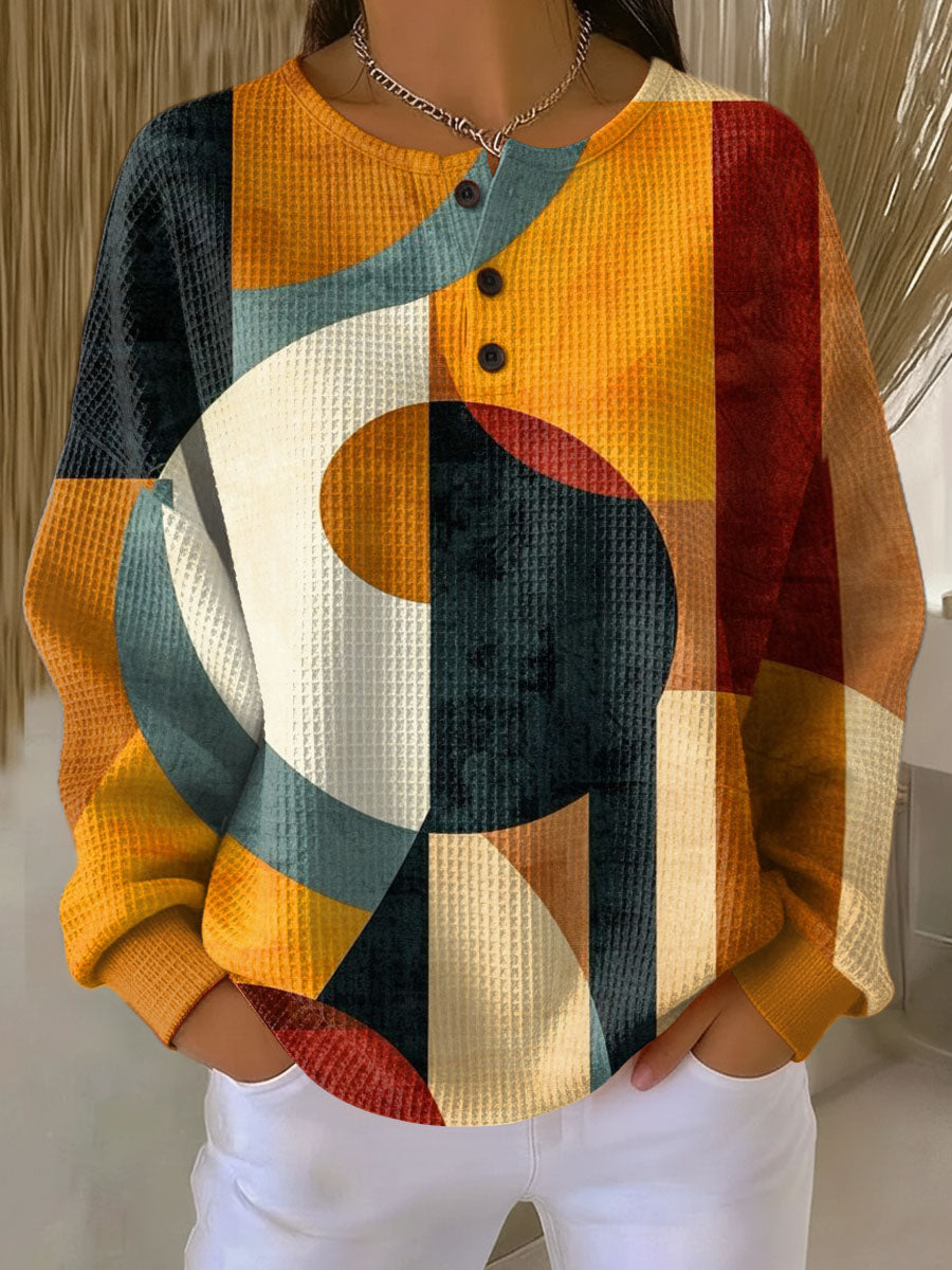 Michaela™ | Waffle Sweater
