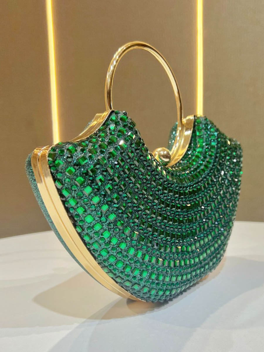 Chains Rhine Stones Evening Bags & Clutches Handbags