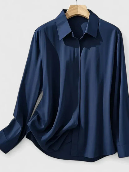 Reese | Women's Elegant Button Down Shirt with Concealed Placket