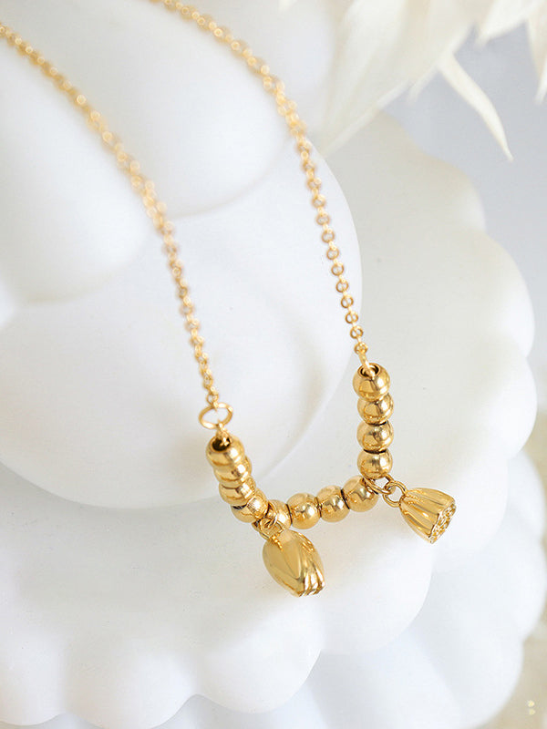 Chains Solid Color Anklet