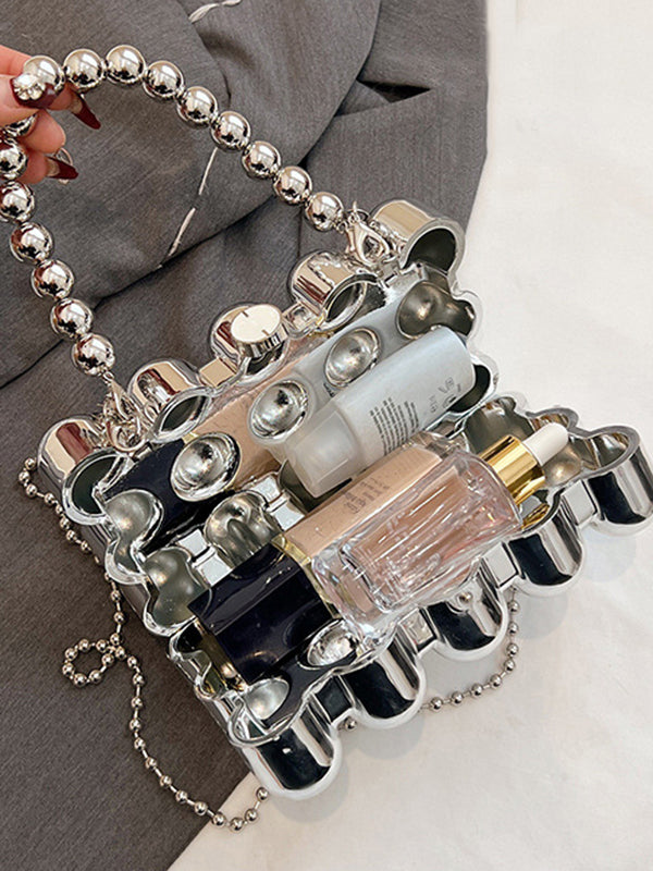 Beaded Geometric Shiny Bags Accessories Crossbody Bags Handbags