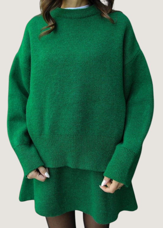 Cozy knit set Green XS