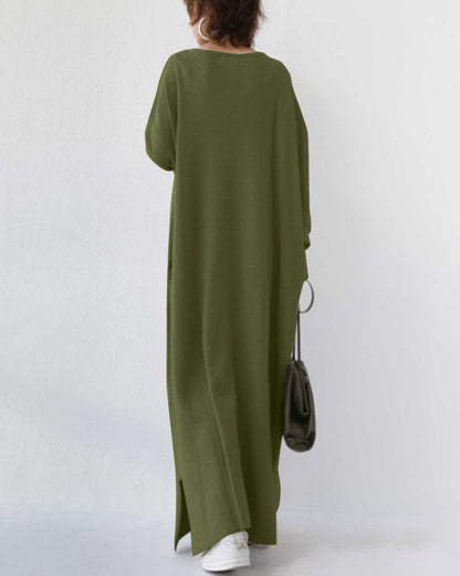 Harriet™ | Elegant Winter Maxi Dress for Women with Long Sleeves