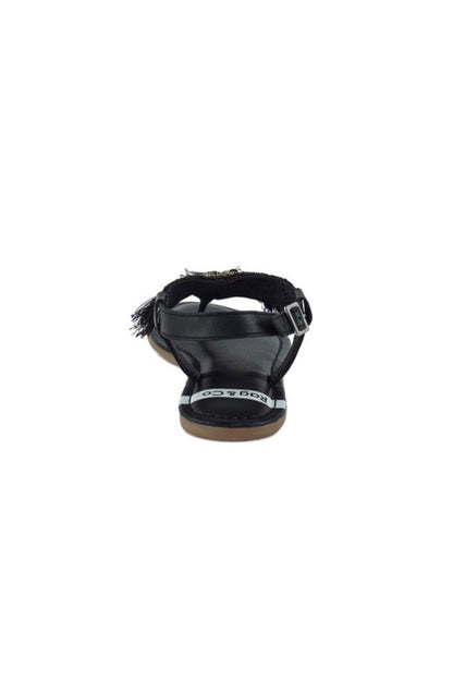Risha Genuine Leather Tassel Sandals