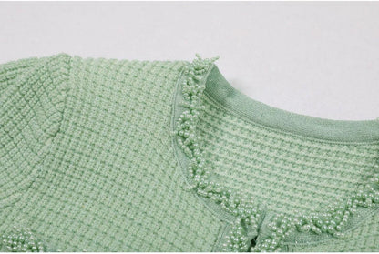 NADIA Tweed Mini Dress | Elegant Short Sleeve Dress