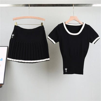 NEXT DAY DELIVERY NISHA 2 Pieces Knit Bodycon Set