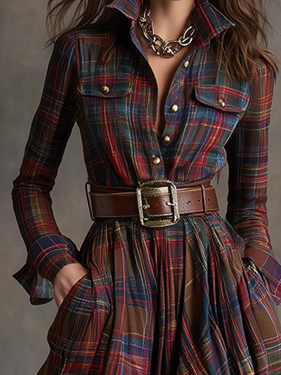 Felicity™ | Classic Button-Up Shirt Dress