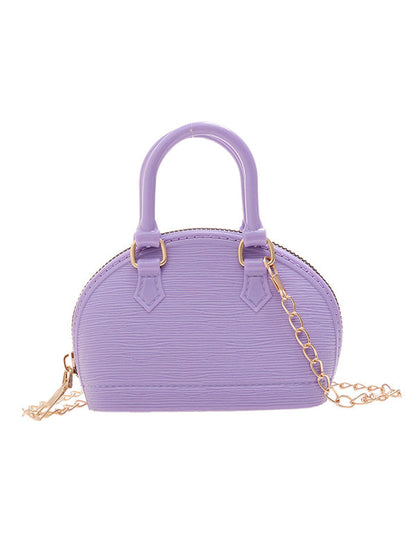 Chains Geometric Zipper Crossbody Bags Satchels