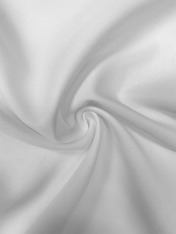 High-Low Loose Embroidered Solid Color Round-Neck Vest Top