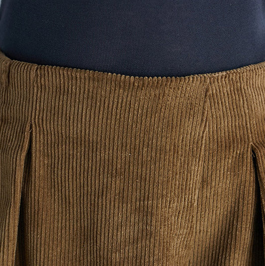 Super Loose Vintage Zipper Corduroy Wide-Leg Pants