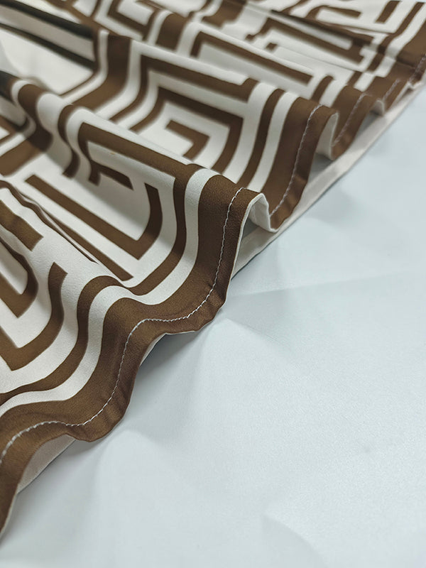 Sleeveless Wide Leg Printed Halter-Neck Jumpsuits