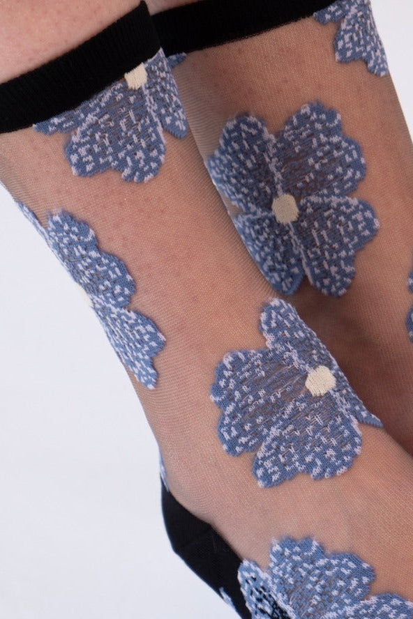 Transparent Floral Gift Socks