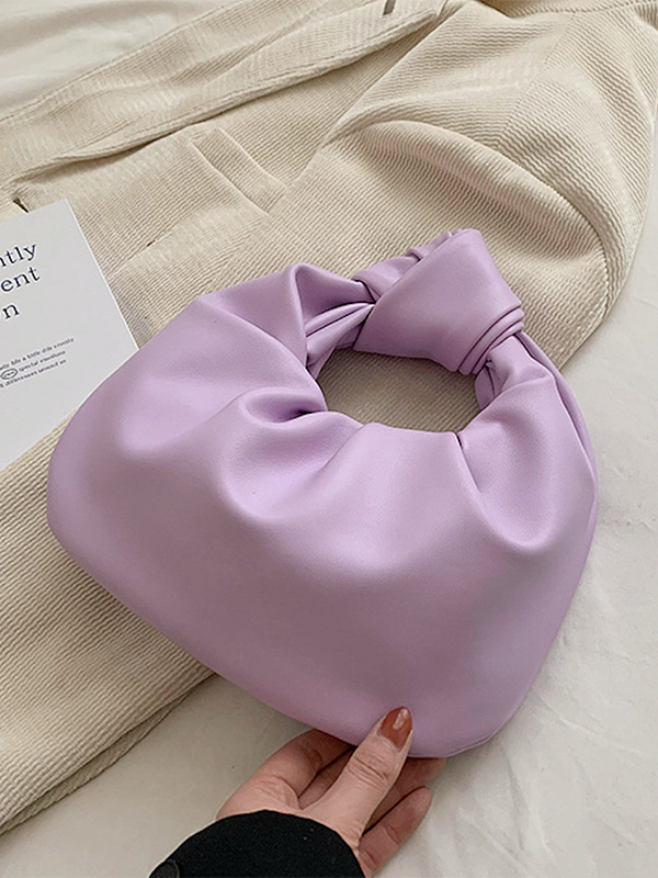 Bowknot Plissee Einfarbig Handtaschen Zubehör 