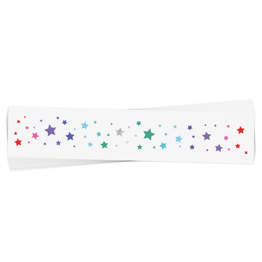 Rainbow Starry Freckles Temporary Tattoo