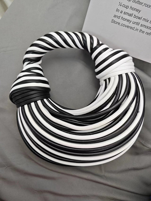 Geometric Zipper Handbags