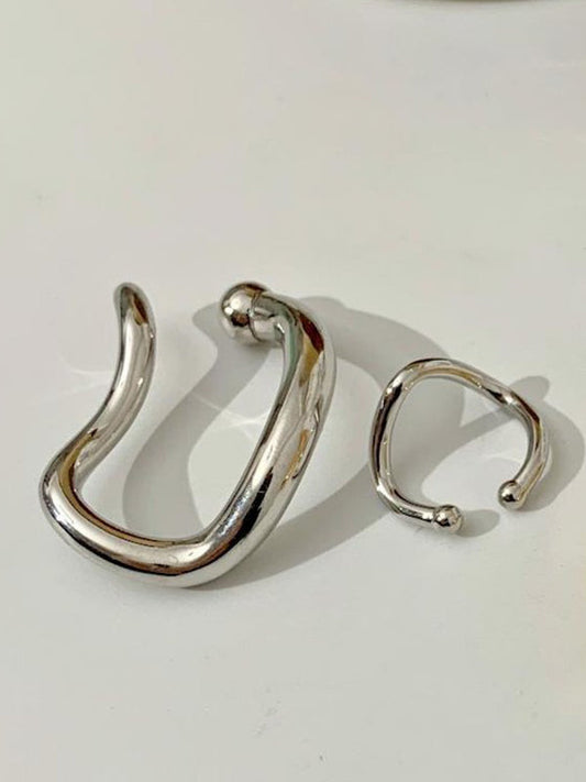 Simple Chic Solid Color Normcore Earrings