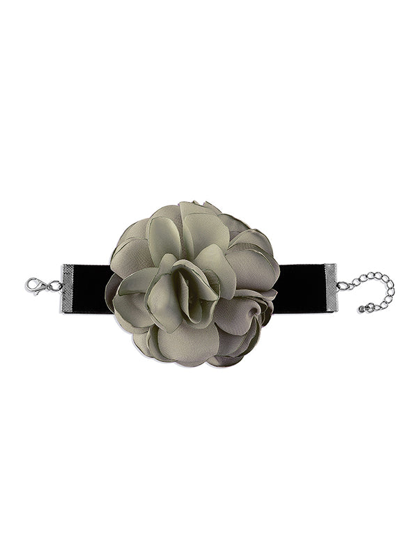 Flower Shape Bracelet Accessories GRAY One_size