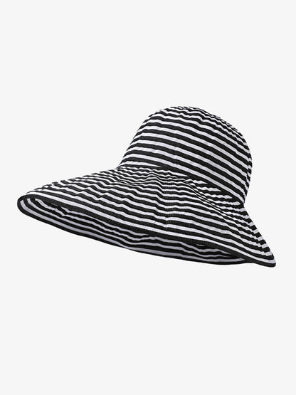 Split-Joint Striped Sun Hat