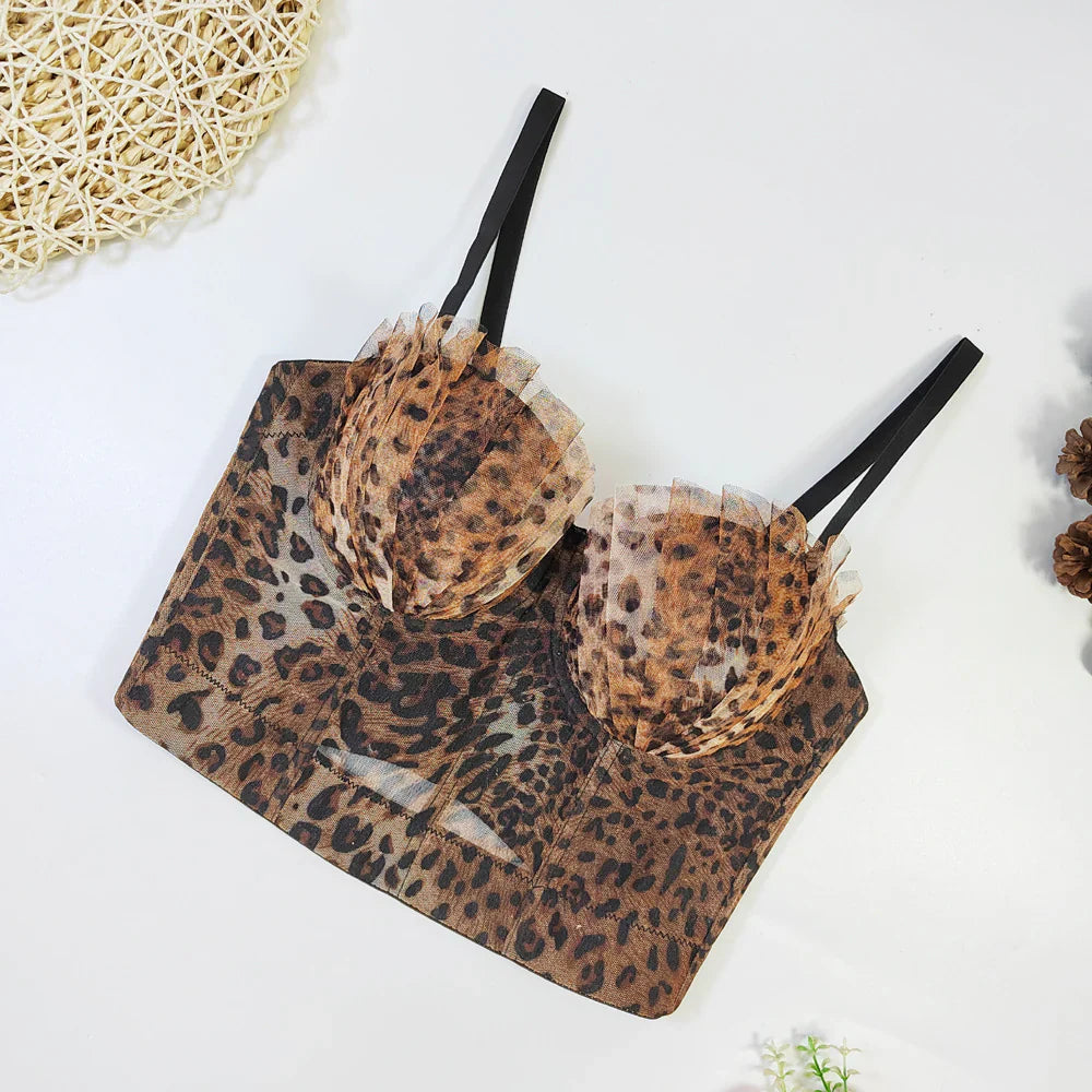 NEXT DAY DELIVERY UMFA Leopard Bodycon Set